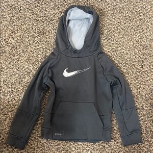 Nike Dark Gray Hoodie with Dri-FIT
